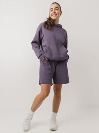 Lounge Short in Blackberry