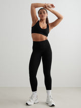 Black Shape Seamless Deep Cut Bra