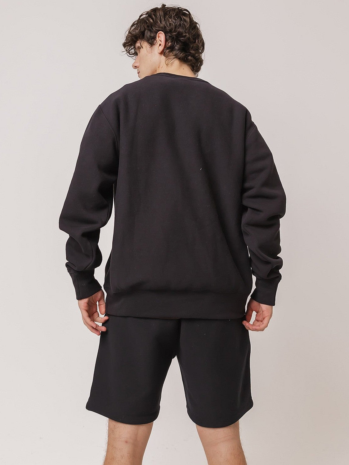 Reverse Weave Field Basketball Crewneck