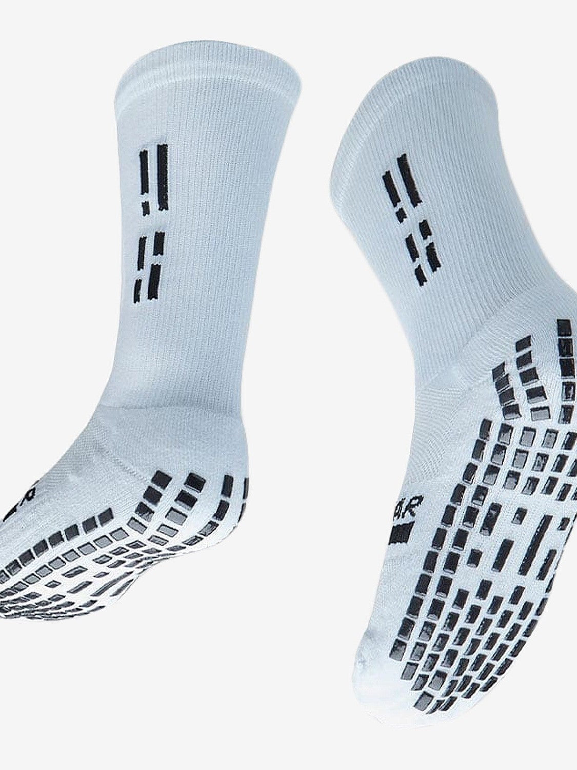 Grip Star Crew Socks - White Youth (US Mens 2-7 / Womens 4-9)