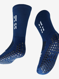 Grip Star Crew Socks - Navy King (US Mens 12-15 / Womens 14-17)