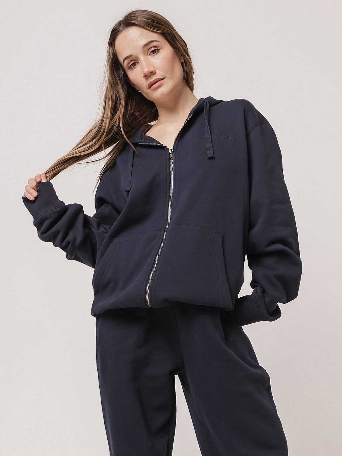 Classic Full Zip In Midnight Navy