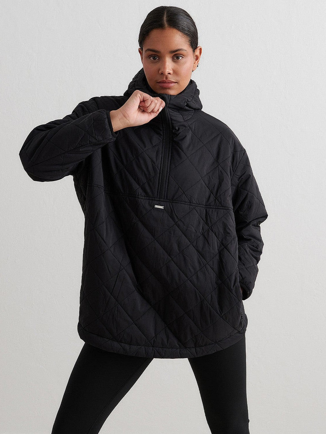 Oversized Quilted Anorak