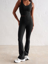 Black Sense Flare Petite Tights