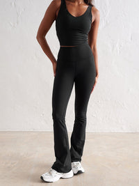 Black Sense Flare Petite Tights