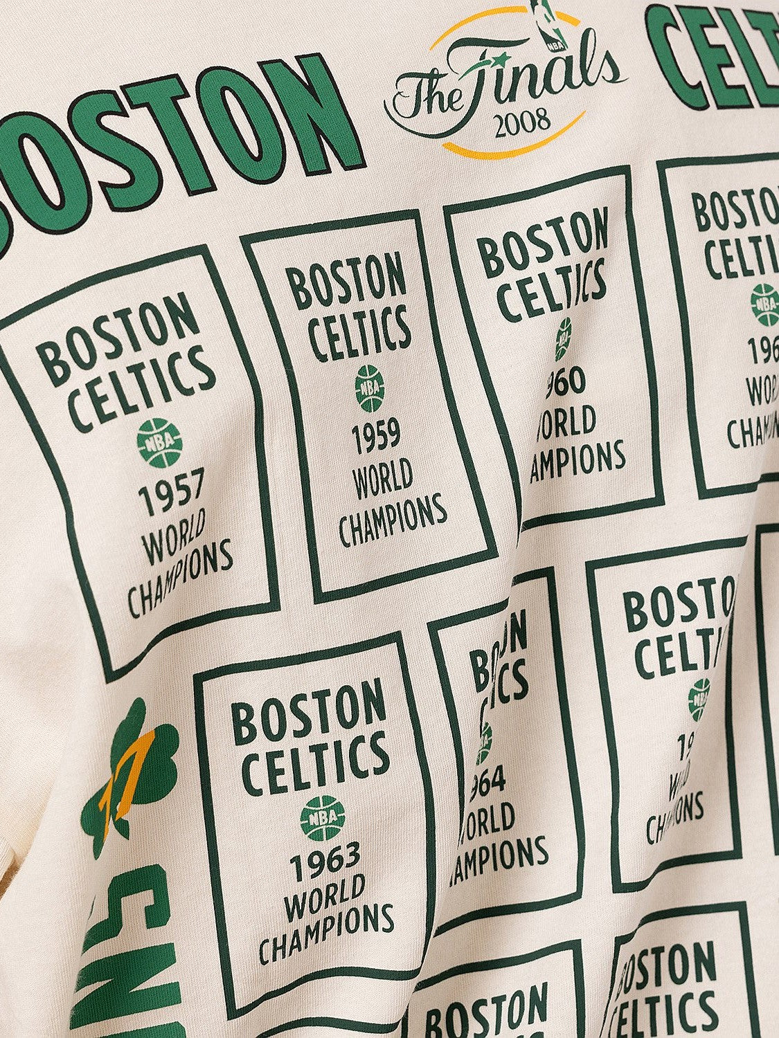 Boston Celtics History of Champions Tee
