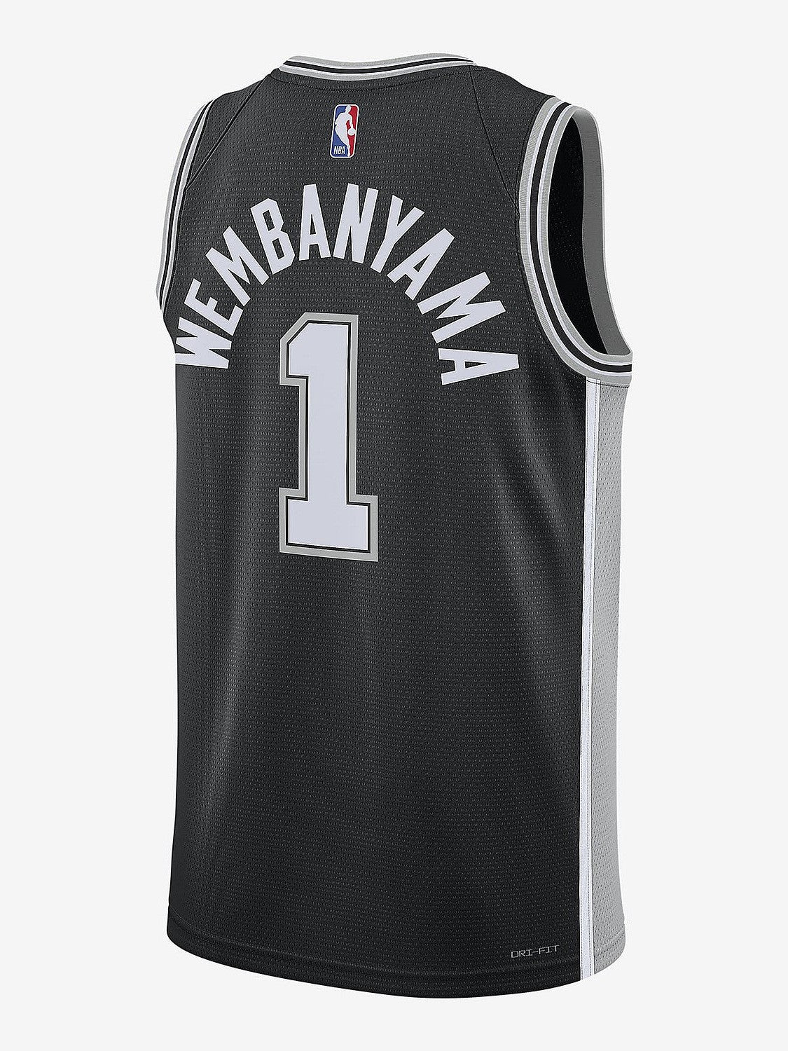NBA San Antonio Spurs Victor Wembanyama No1 Icon Edition Swingman Jersey