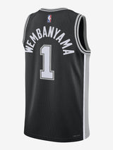 NBA San Antonio Spurs Victor Wembanyama #1 Icon Edition Swingman Jersey