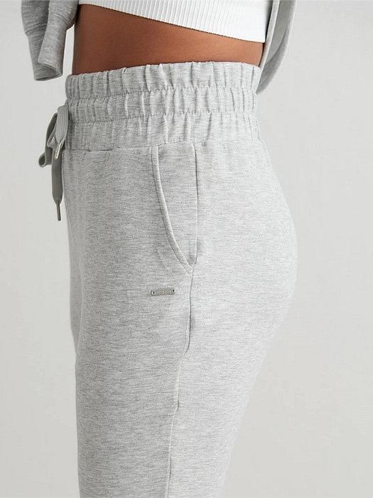 Light Grey Melange Comfy Sweatpants