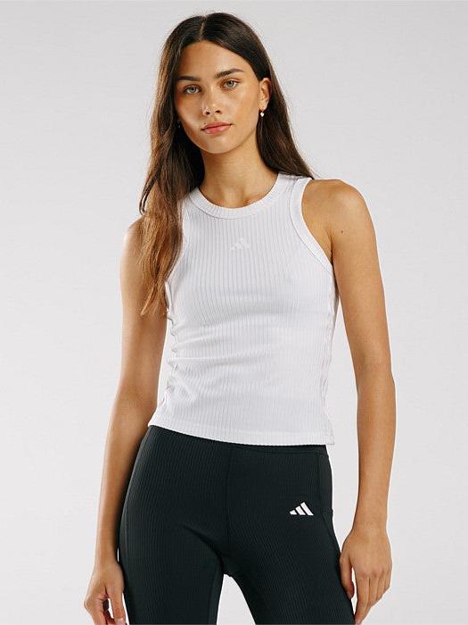 All Gym Seasonal Rib Tonal 3-Stripe Tank