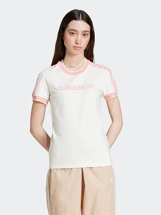 Graphic Badge Slim 3-Stripes T-Shirt