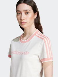Graphic Badge Slim 3-Stripes T-Shirt