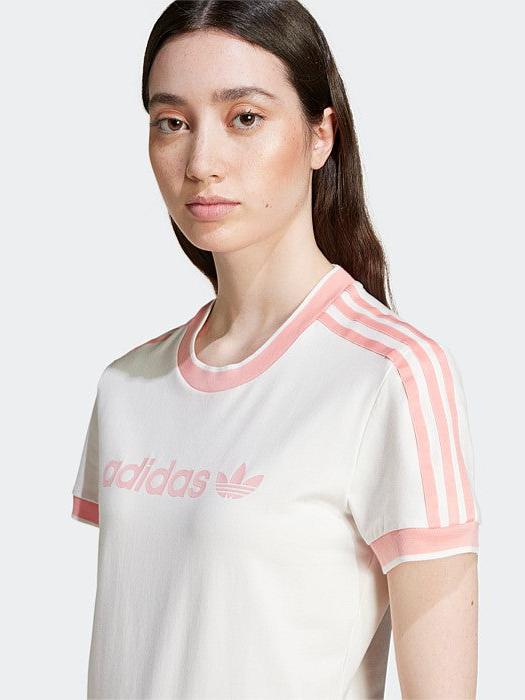 Graphic Badge Slim 3-Stripes T-Shirt