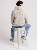 Dream Big Heavyweight Pullover In Sand
