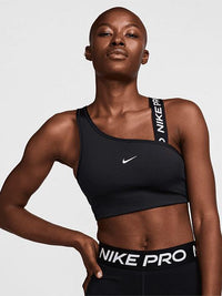 Pro Swoosh Asymmetrical Medium-Support Padded Sports Bra