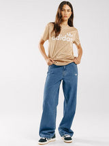 Linear Graphic Boyfriend T-Shirt