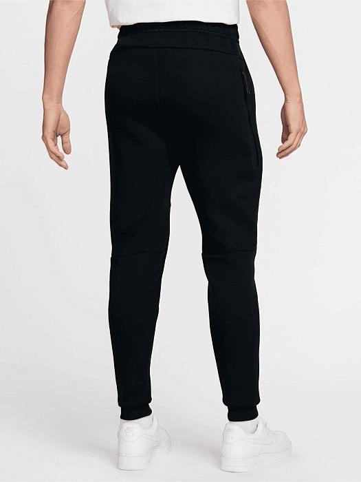 black tech fleece joggers