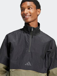 Future Icons 3-Stripes Woven Half-Zip Sweatshirt
