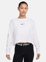 Pro Dri-FIT Long-Sleeve Cropped T-Shirt