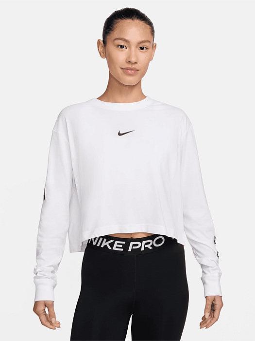 Pro Dri-FIT Long-Sleeve Cropped T-Shirt