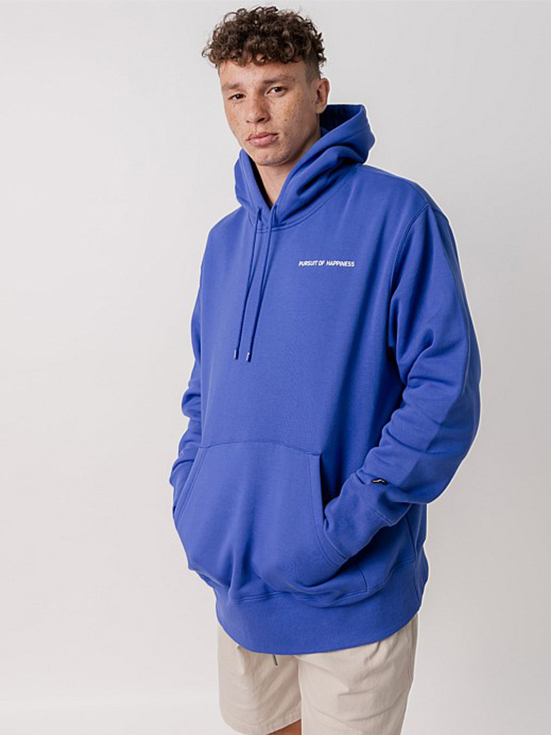 Simple Logo Heavyweight Pullover in Royal Blue