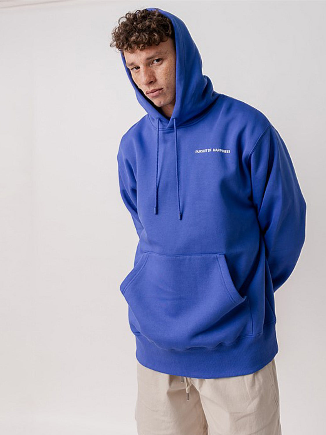 Simple Logo Heavyweight Pullover in Royal Blue