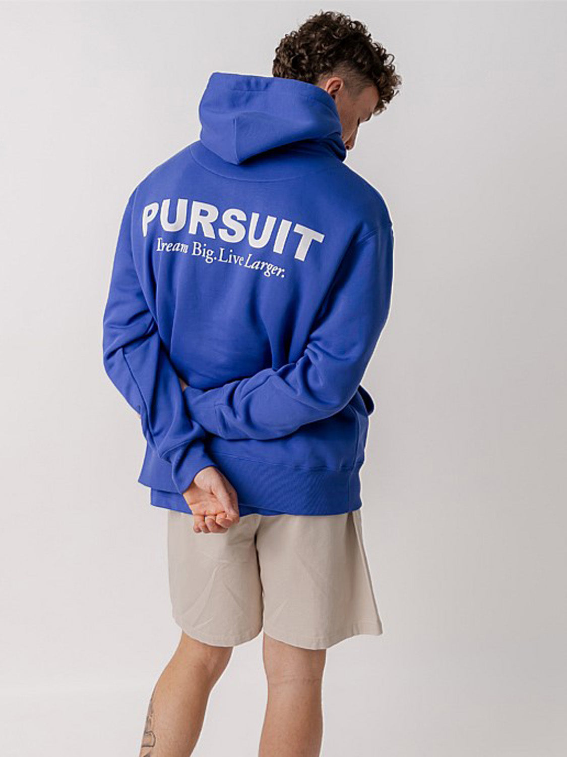Simple Logo Heavyweight Pullover in Royal Blue