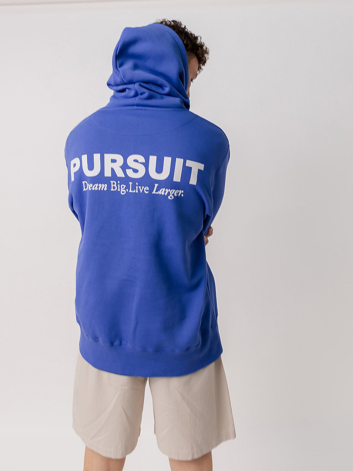 Simple Logo Heavyweight Pullover in Royal Blue