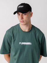 Plate Logo Cap in Black
