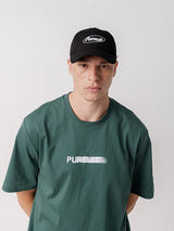 Plate Logo Cap in Black
