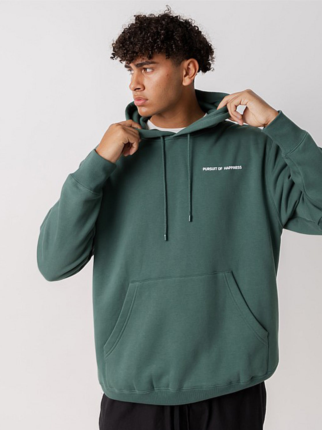 Simple Logo Heavyweight Pullover in Stadium Green