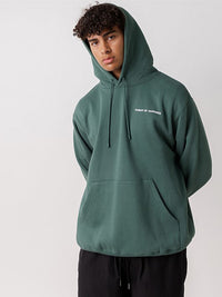 Simple Logo Heavyweight Pullover in Stadium Green