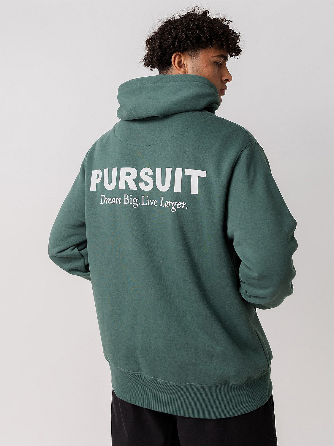 Simple Logo Heavyweight Pullover in Stadium Green