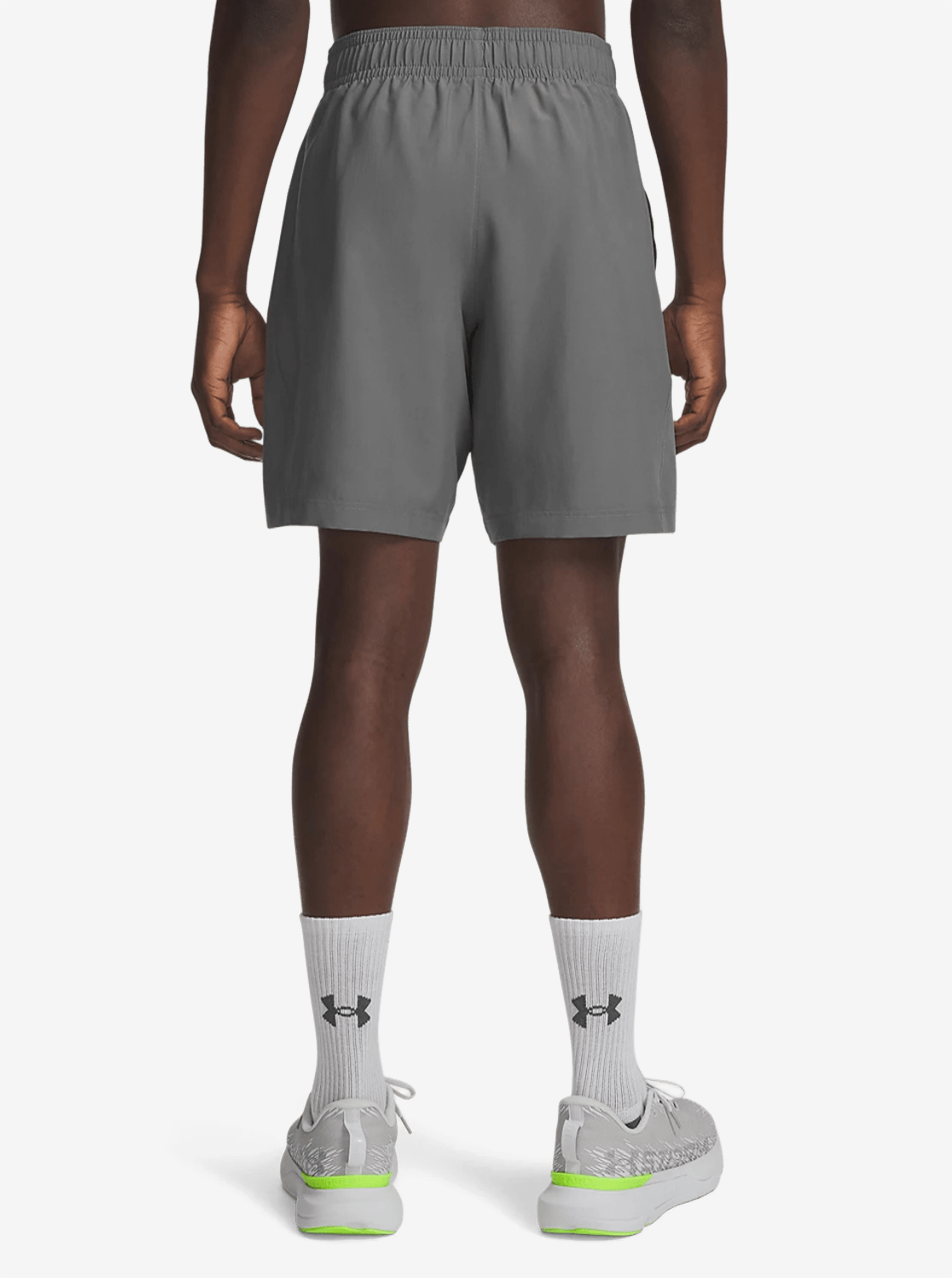 Under Armour M Tech Woven Graphic Shorts - Claygreen/Black
