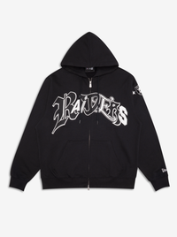 Multi Letter 2 Way Zip Las Vegas Raiders Hoodie