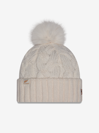 Faux Fur Knitted All Blacks Beanie