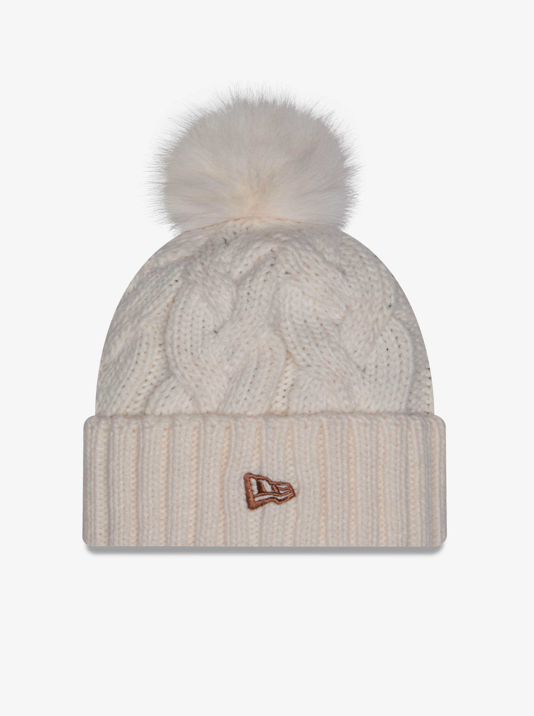 Faux Fur Knitted All Blacks Beanie
