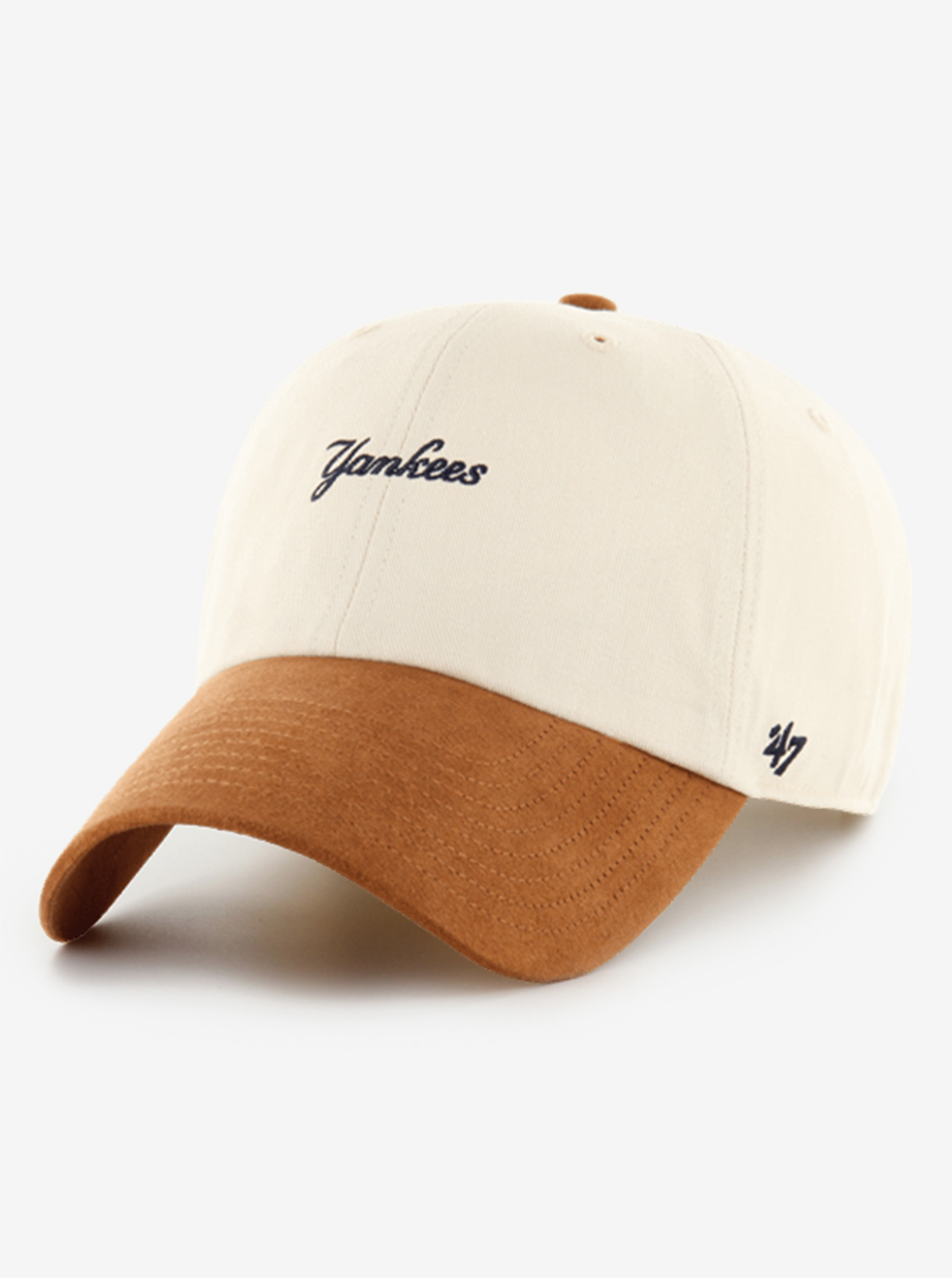 '47 New York Yankees Mini Script Logo Clean Up Cap