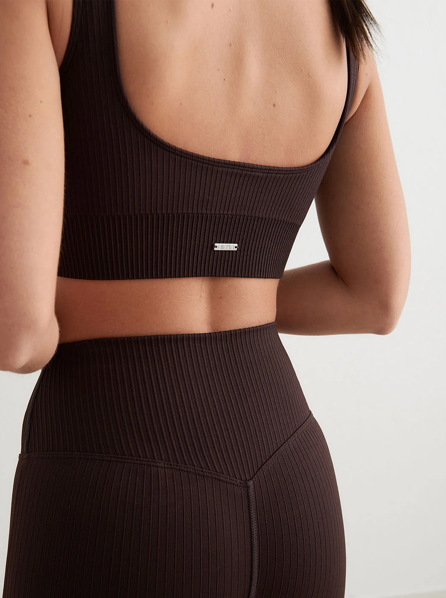 Cacao Ribbed Seamless Bra