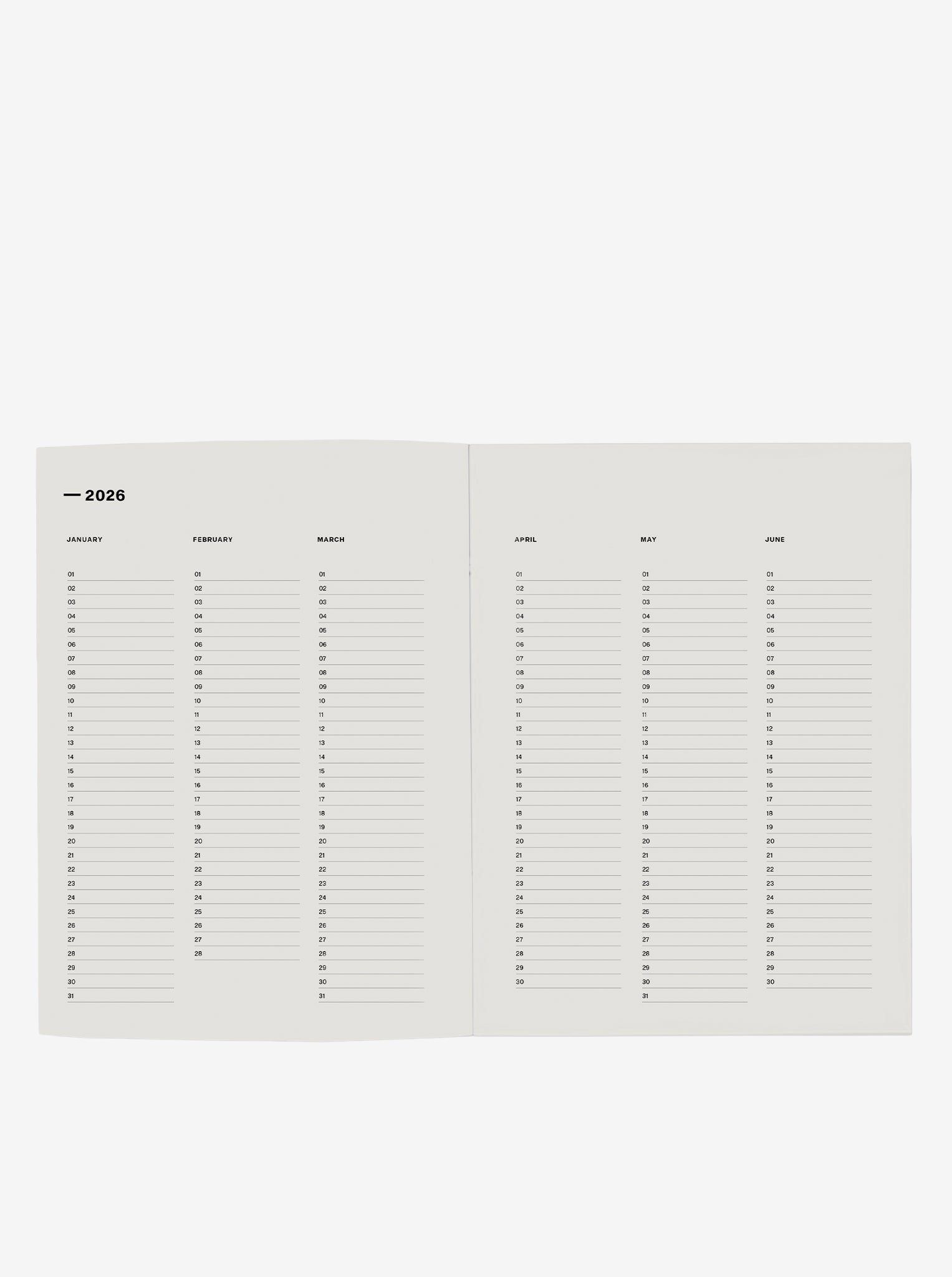 Father Rabbit x Taylor Sport Weekly 2026 Diary