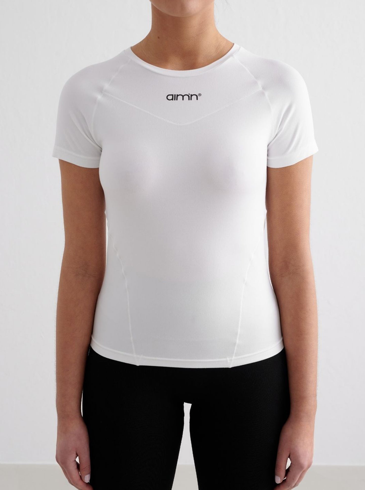 White Soft Basic Short Sleeve Top