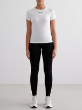 White Soft Basic Short Sleeve Top