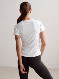 White Soft Basic Short Sleeve Top