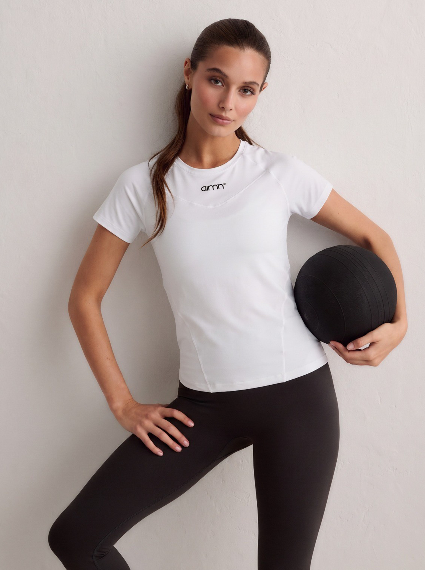 White Soft Basic Short Sleeve Top