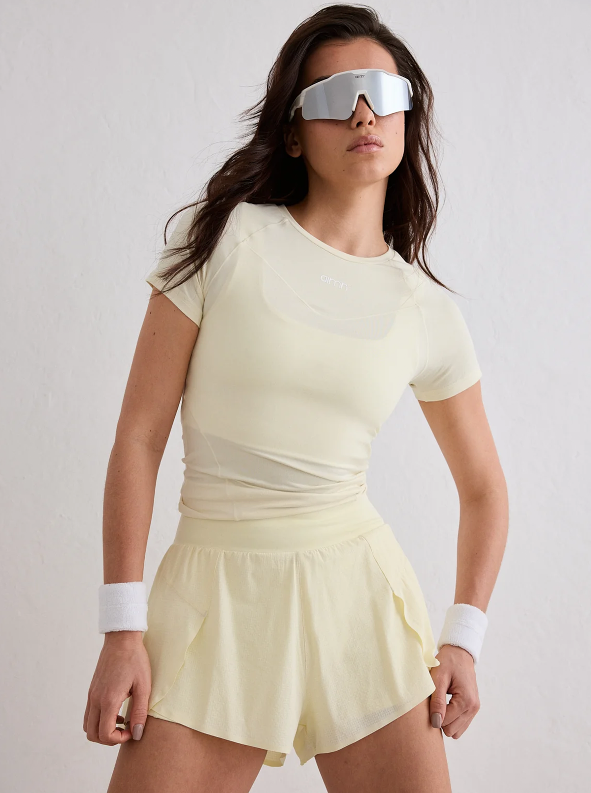 Soft Basic Short Sleeve in Lemon White
