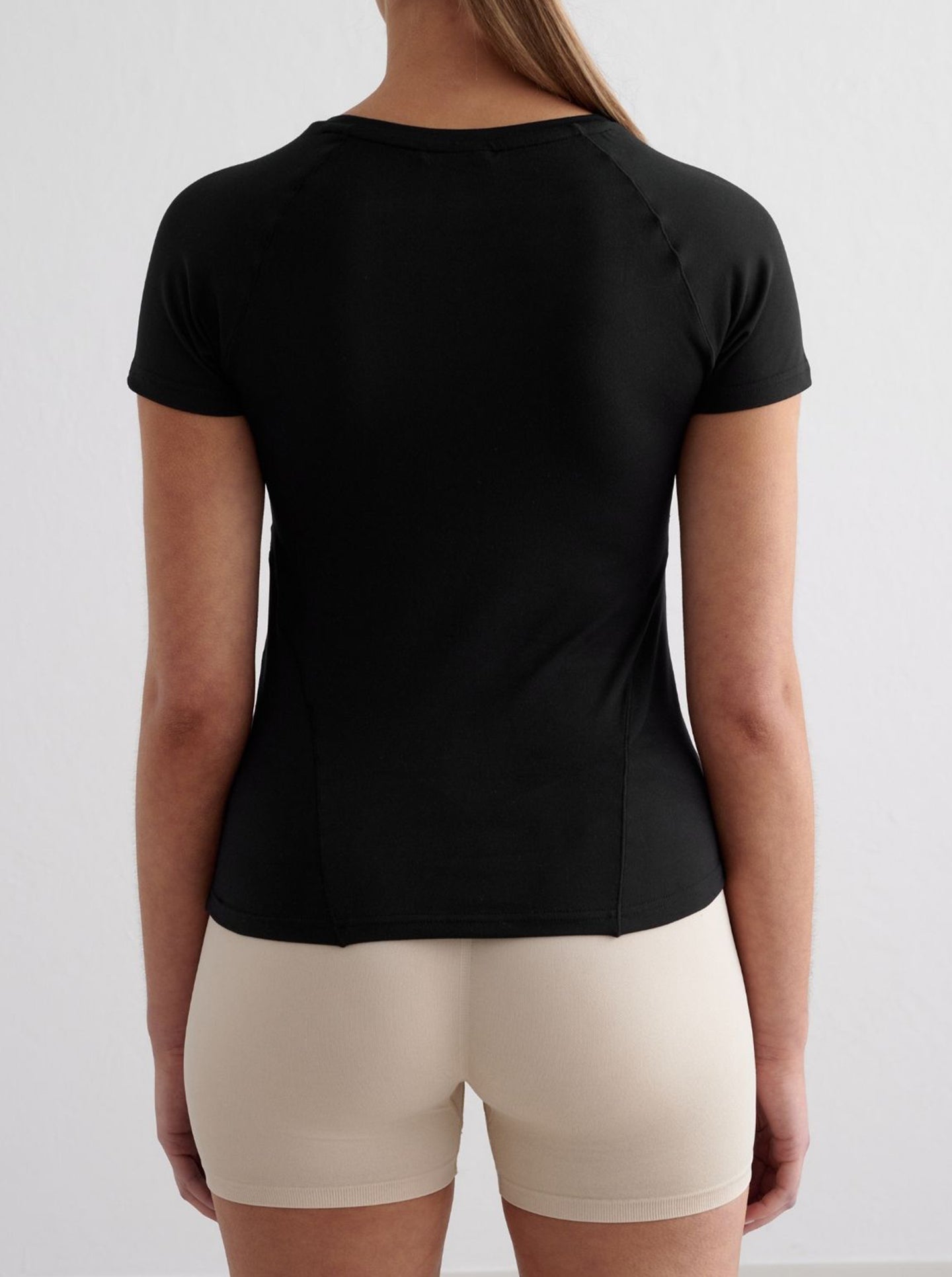 Black Soft Basic Short Sleeve