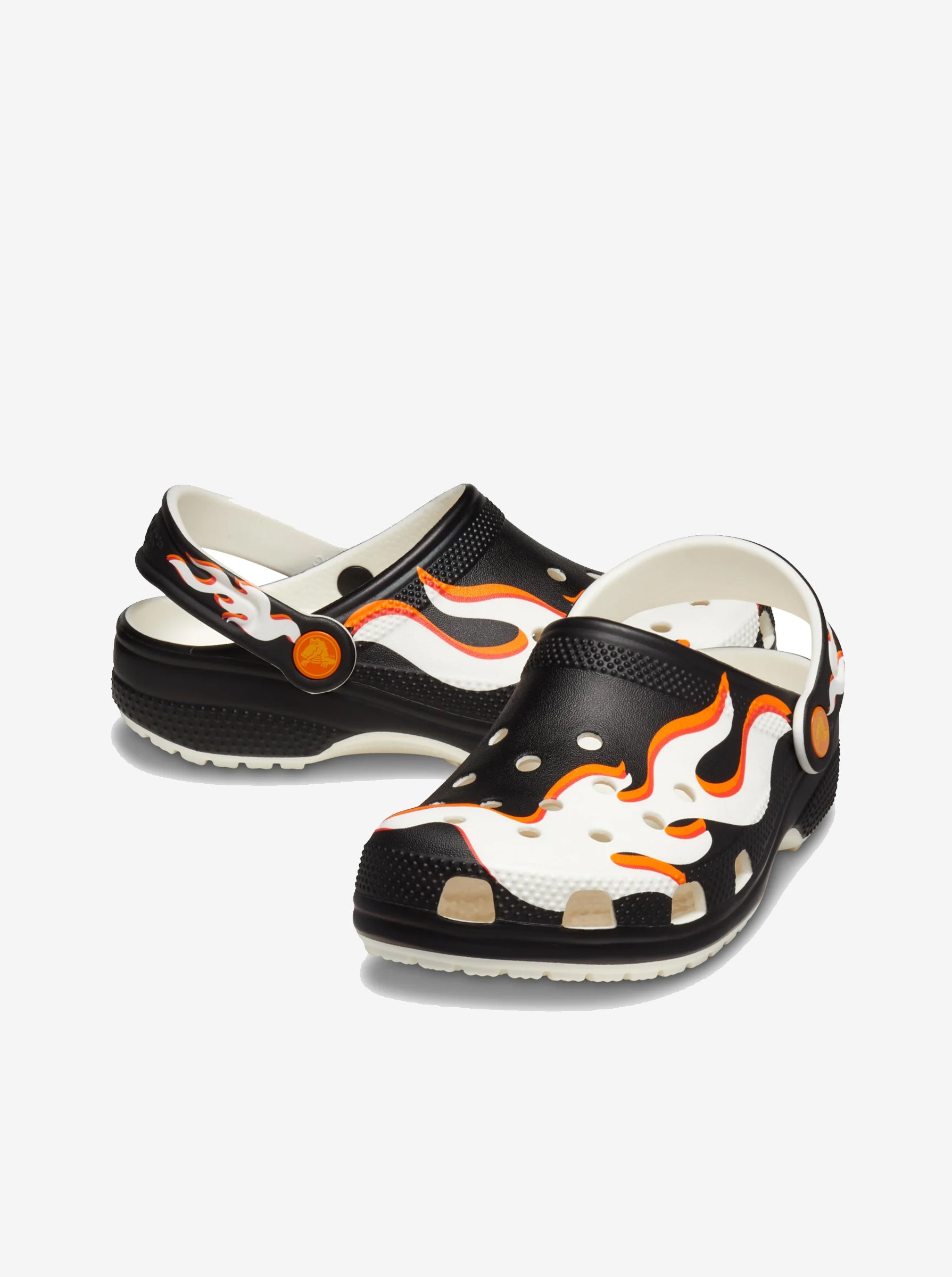 Classic Glow Flames Clog Kids