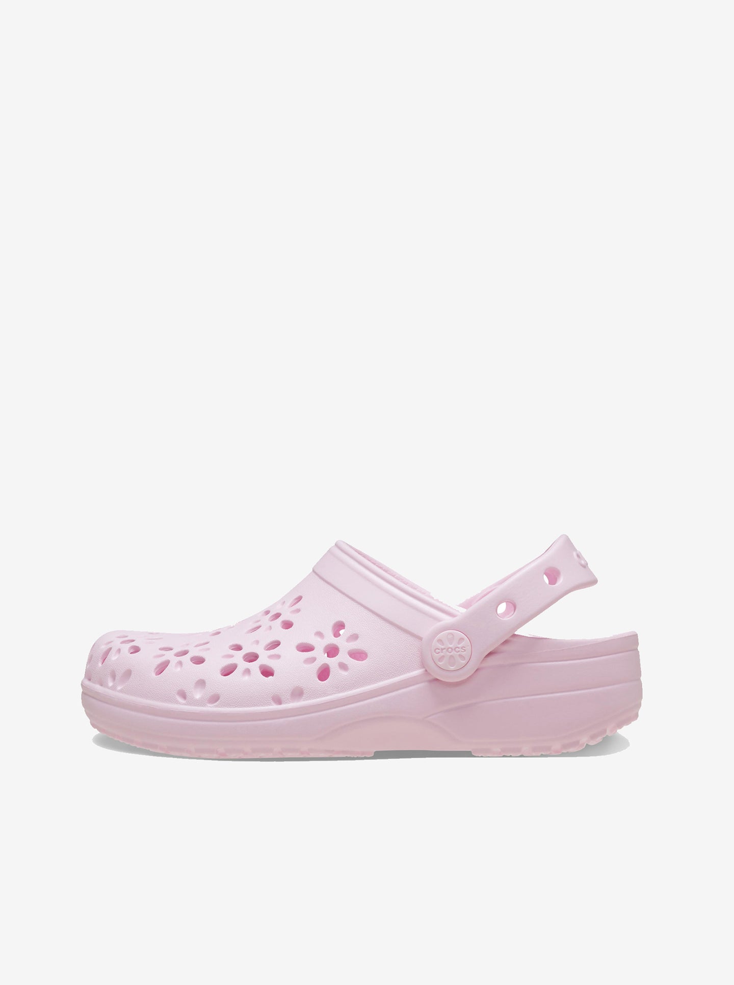 Classic Floral Cut-Out Clog Kids