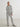 Light Grey Melange Comfy Modal Half Zip