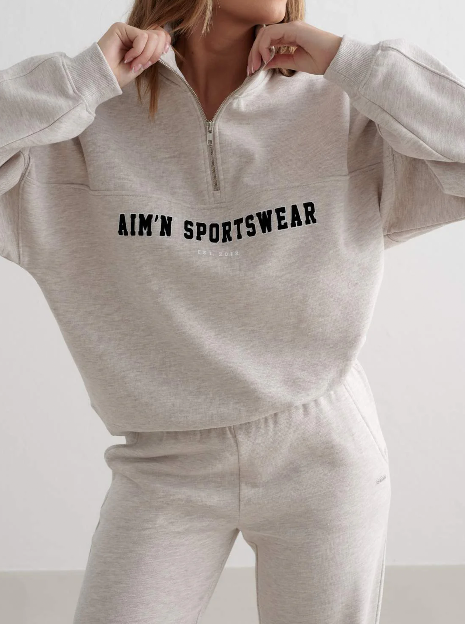 Varsity Sweat Half Zip